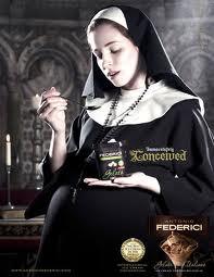 Satirical advertisements - Mary’s immaculate conception