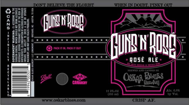 Guns ‘N’ Rosé beer