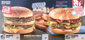 Brand BIG MAC normally used