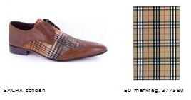 Burberry Pattern stops SACHA shoe