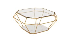 Table in the shape of a diamond