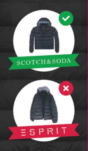 Infringement Scotch & Soda down jacket – copyrights or EU designright