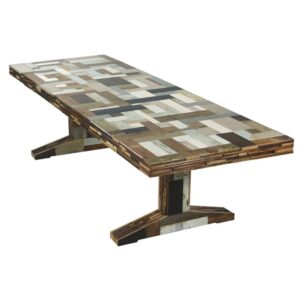 Round version infringes copy rights Piet Hein Eek rectangular table