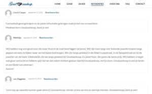 Goudaankoop.nl (goldpurchase.nl) manipulating on-line reviews